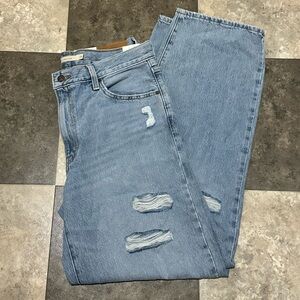 Levi's Distressed Baggy Dad Jeans